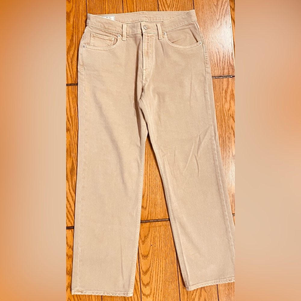 EUC GAP 90’s loose midrise khaki jeans, size 6P - Picture 4 of 7